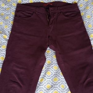 Maroon chinos